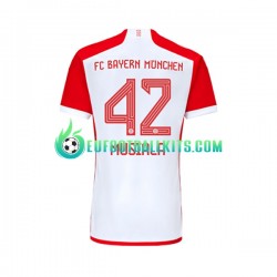 Bayern Munich Jamal Musiala 42 Home Football Shirts 2023-2024 Men LS
