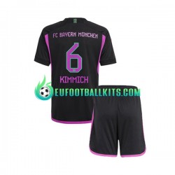 Bayern Munich Kimmich 6 Away Football Shirts 2023-2024 Kids LS