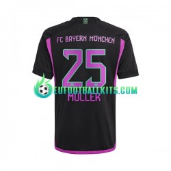 Bayern Munich Thomas Muller 25 Away Football Shirts 2023-2024 Men LS
