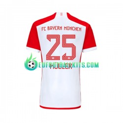Bayern Munich Thomas Muller 25 Home Football Shirts 2023-2024 Men LS