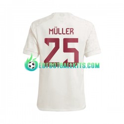 Bayern Munich Thomas Muller 25 Third Football Shirts 2023-2024 Men LS