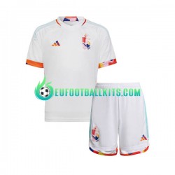 Belgium Away Football Shirts World Cup 2022 Kids LS