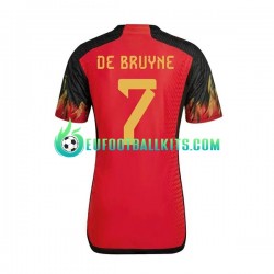 Belgium De Bruyne 7 Home Football Shirts World Cup 2022 Men LS