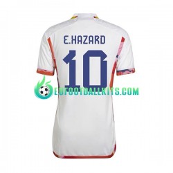Belgium Eden Hazard 10 Away Football Shirts World Cup 2022 Men LS