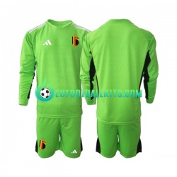 Belgium Goalkeeper Home Football Shirts 2022 Kids SS