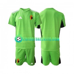 Belgium Goalkeeper Home Football Shirts 2022 Kids LS