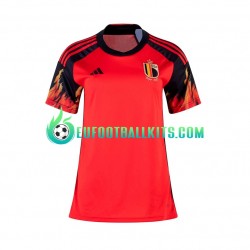 Belgium Home Football Shirts World Cup 2022 Woman LS