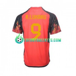 Belgium Lukaku 9 Home Football Shirts World Cup 2022 Men LS