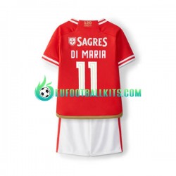 Benfica Di Maria 11 Home Football Shirts 2023-2024 Kids LS