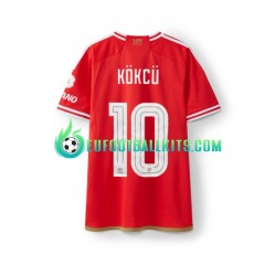 Benfica Orkun Kokcu 10 Home Football Shirts 2023-2024 Men LS