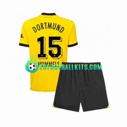 Borussia Dortmund Mats Hummels 15 Home Football Shirts 2023-2024 Kids LS