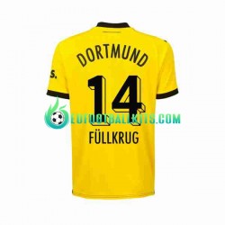 Borussia Dortmund Niclas Fullkrug 14 Home Football Shirts 2023-2024 Men LS