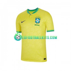 Brazil Home Football Shirts World Cup 2022 Men LS