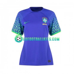 Brazil Away Football Shirts World Cup 2022 Woman LS