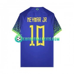Brazil Neymar JR 10 Away Football Shirts World Cup 2022 Men LS