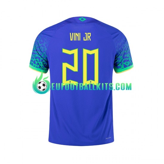 Brazil Vinicius Junior 20 Away Football Shirts World Cup 2022 Men LS