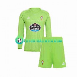 Celta de Vigo Goalkeeper Home Football Shirts 2023-2024 Kids SS