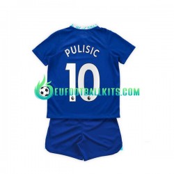 Chelsea Christian Pulisic 10 Home Football Shirts 2022-2023 Kids LS