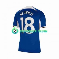 Chelsea Christopher Nkunku 18 Home Football Shirts 2023-2024 Men LS