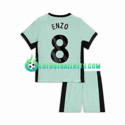 Chelsea Enzo Fernandez 8 Third Football Shirts 2023-2024 Kids LS