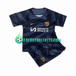 Chelsea Goalkeeper Home Football Shirts 2023-2024 Kids LS