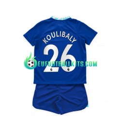 Chelsea Kalidou Koulibaly 26 Home Football Shirts 2022-2023 Kids LS