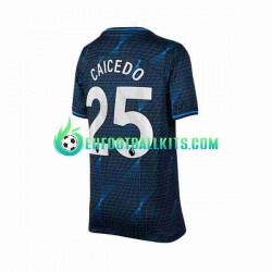 Chelsea Moises Caicedo 25 Away Football Shirts 2023-2024 Men LS
