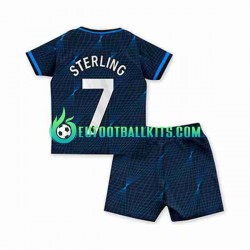 Chelsea Raheem Sterling 7 Away Football Shirts 2023-2024 Kids LS