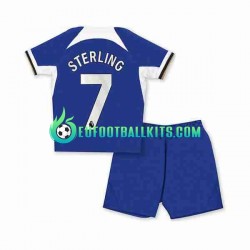 Chelsea Raheem Sterling 7 Home Football Shirts 2023-2024 Kids LS