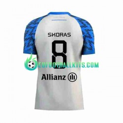 Club Brugge Michal Skoras 8 Away Football Shirts 2023-2024 Men LS