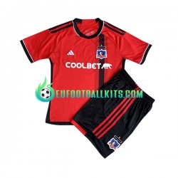 Colo-Colo Away Football Shirts 2023 Kids LS