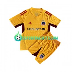 Colo-Colo Goalkeeper Home Football Shirts 2023 Kids LS
