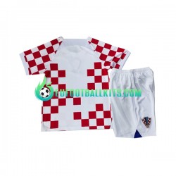Croatia Home Football Shirts World Cup 2022 Kids LS