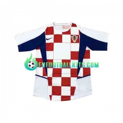 Croatia Home Football Shirts 2002 Men LS