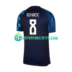 Croatia Kovacic 8 Away Football Shirts World Cup 2022 Men LS