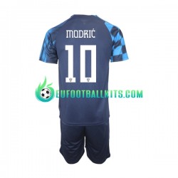 Croatia Modric 10 Away Football Shirts World Cup 2022 Kids LS