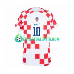 Croatia Modric 10 Home Football Shirts World Cup 2022 Men LS