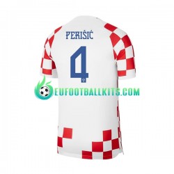 Croatia Perisic 4 Home Football Shirts World Cup 2022 Men LS