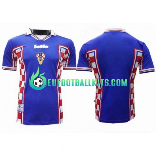 Croatia Retro Away Football Shirts 1998 Men LS