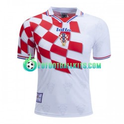 Croatia Retro Home Football Shirts 1998 Men LS