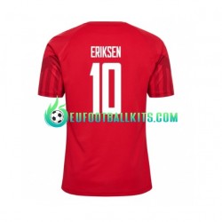 Denmark Christian Eriksen 10 Home Football Shirts World Cup 2022 Men LS