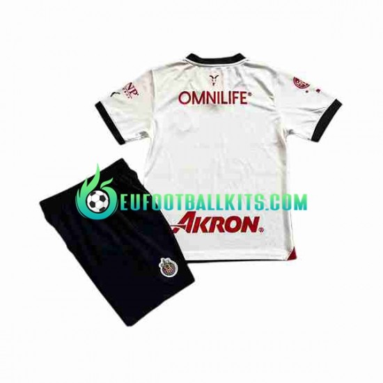 Deportivo Guadalajara Away Football Shirts 2023-2024 Kids LS