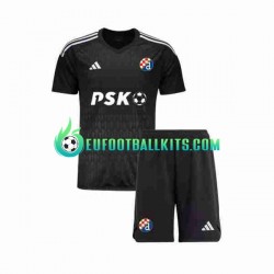 Dinamo Zagreb Goalkeeper Away Football Shirts 2023-2024 Kids LS