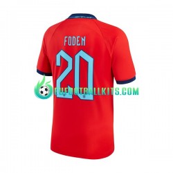 England Foden 20 Away Football Shirts World Cup 2022 Men LS