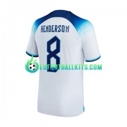 England Henderson 8 Home Football Shirts World Cup 2022 Men LS