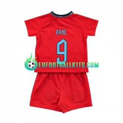 England Kane 9 Away Football Shirts World Cup 2022 Kids LS