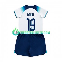 England Mount 19 Home Football Shirts World Cup 2022 Kids LS