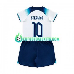 England Sterling 10 Home Football Shirts World Cup 2022 Kids LS