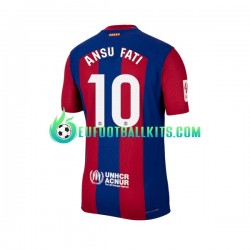FC Barcelona Ansu Fati 10 Home Football Shirts 2023-2024 Men LS