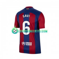 FC Barcelona Gavi 6 Home Football Shirts 2023-2024 Men LS